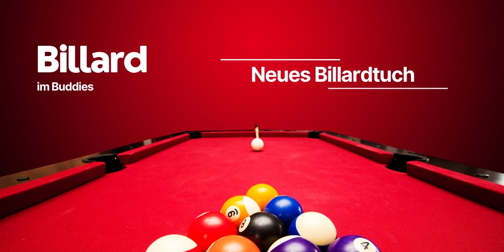 Neues Billardtuch